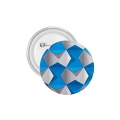 Blue White Grey Chevron 1 75  Buttons