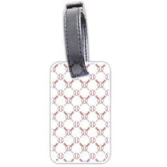 Baseball Bat Scrapbook Sport Luggage Tags (two Sides)