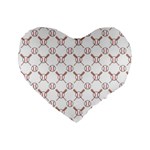 Baseball Bat Scrapbook Sport Standard 16  Premium Flano Heart Shape Cushions Front