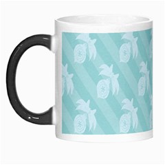 Christmas Day Ribbon Blue Morph Mugs by Mariart