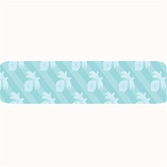 Christmas Day Ribbon Blue Large Bar Mats by Mariart