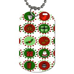 Christmas Dog Tag (one Side)