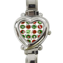 Christmas Heart Italian Charm Watch