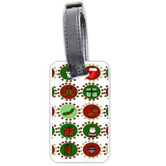 Christmas Luggage Tags (two Sides)
