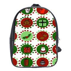 Christmas School Bags (xl)  by Mariart