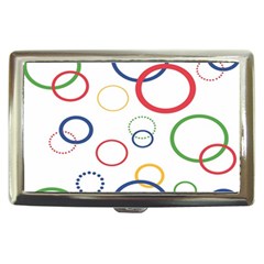 Circle Round Green Blue Red Pink Yellow Cigarette Money Cases
