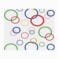 Circle Round Green Blue Red Pink Yellow Small Glasses Cloth by Mariart