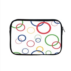 Circle Round Green Blue Red Pink Yellow Apple Macbook Pro 15  Zipper Case by Mariart