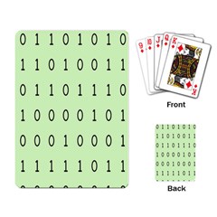 Code Number One Zero Playing Card