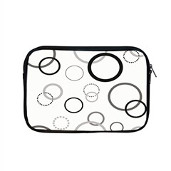 Circle Round Black Grey Apple Macbook Pro 15  Zipper Case by Mariart