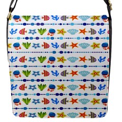 Coral Reef Fish Coral Star Flap Messenger Bag (s) by Mariart