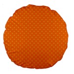 Dots Large 18  Premium Round Cushions Front