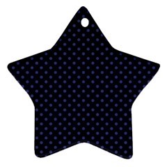 Dots Star Ornament (two Sides) by Valentinaart