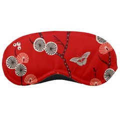 Dandelions Red Butterfly Flower Floral Sleeping Masks by Mariart