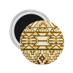 Geometric Seamless Aztec Gold 2 25  Magnets