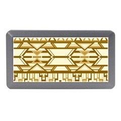 Geometric Seamless Aztec Gold Memory Card Reader (mini)