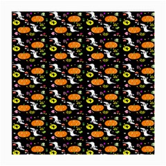 Ghost Pumkin Craft Halloween Hearts Medium Glasses Cloth (2-Side)