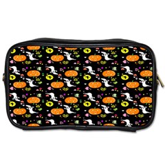 Ghost Pumkin Craft Halloween Hearts Toiletries Bags 2-side by Mariart