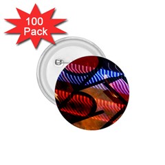 Graphic Shapes Experimental Rainbow Color 1 75  Buttons (100 Pack) 