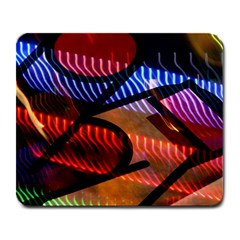 Graphic Shapes Experimental Rainbow Color Large Mousepads