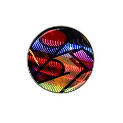 Graphic Shapes Experimental Rainbow Color Hat Clip Ball Marker (10 Pack)