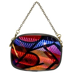 Graphic Shapes Experimental Rainbow Color Chain Purses (two Sides) 