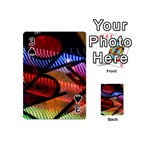 Graphic Shapes Experimental Rainbow Color Playing Cards 54 (Mini)  Front - Spade3