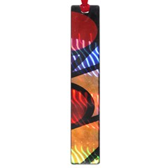 Graphic Shapes Experimental Rainbow Color Large Book Marks by Mariart