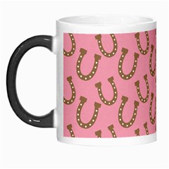 Horse Shoes Iron Pink Brown Morph Mugs by Mariart