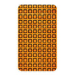 Halloween Squares Plaid Orange Memory Card Reader