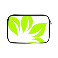 Leaf Green White Apple Ipad Mini Zipper Cases by Mariart