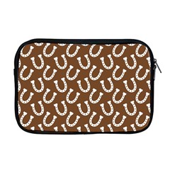 Horse Shoes Iron White Brown Apple Macbook Pro 17  Zipper Case