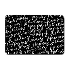 Happy Holidays Small Doormat  by Mariart