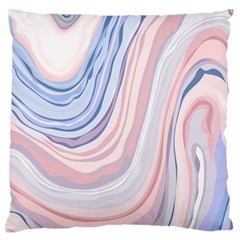 Marble Abstract Texture With Soft Pastels Colors Blue Pink Grey Standard Flano Cushion Case (one Side) by Mariart