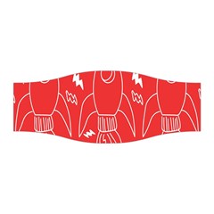 Moon Red Rocket Space Stretchable Headband by Mariart