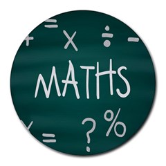 Maths School Multiplication Additional Shares Round Mousepads by Mariart