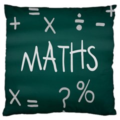 Maths School Multiplication Additional Shares Large Cushion Case (one Side)