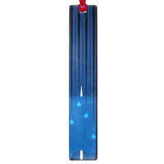 Rain Blue Sky Water Black Line Large Book Marks