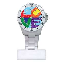 Rainbow Love Plastic Nurses Watch