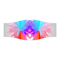 Poly Symmetry Spot Paint Rainbow Stretchable Headband