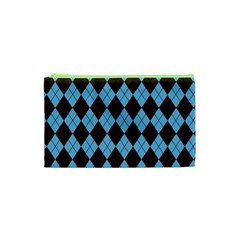 Plaid Pattern Cosmetic Bag (xs) by Valentinaart