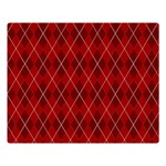 Plaid pattern Double Sided Flano Blanket (Large)  80 x60  Blanket Front