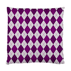 Plaid Pattern Standard Cushion Case (one Side) by Valentinaart