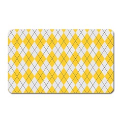 Plaid Pattern Magnet (rectangular) by Valentinaart