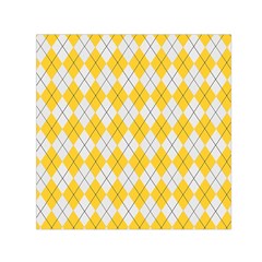 Plaid Pattern Small Satin Scarf (square)