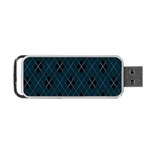Plaid pattern Portable USB Flash (Two Sides) Front
