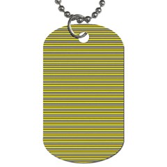 Lines Pattern Dog Tag (two Sides)