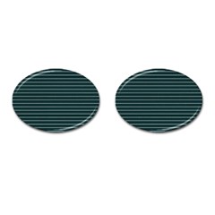 Lines Pattern Cufflinks (oval)