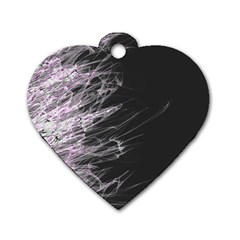 Fire Dog Tag Heart (two Sides) by Valentinaart