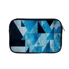 Plane And Solid Geometry Charming Plaid Triangle Blue Black Apple Macbook Pro 13  Zipper Case